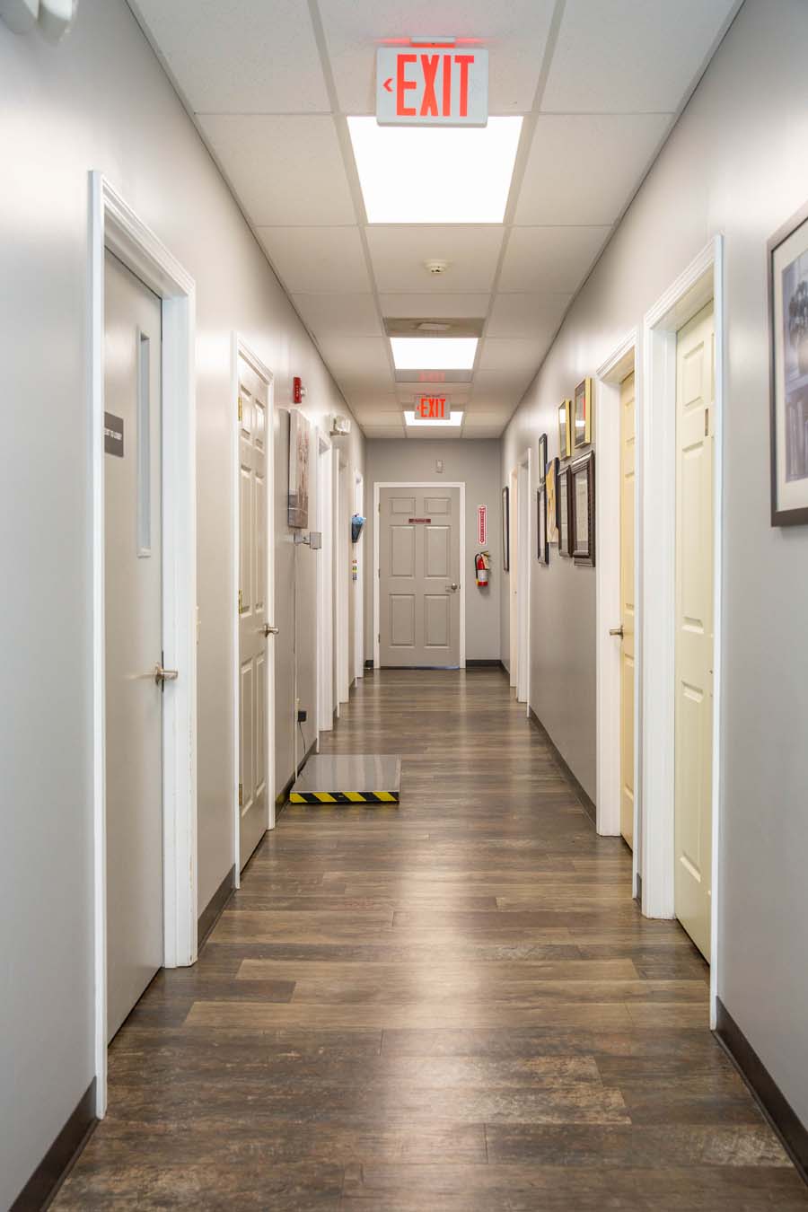 Seneca Animal Hospital hallway